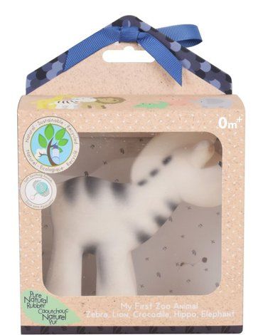 Tikiri - Gryzak zabawka Zebra Zoo w pudełku