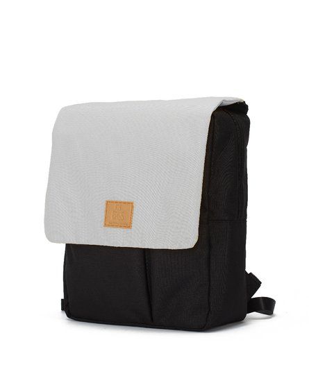 My Bag's Plecak Reflap eco black/grey