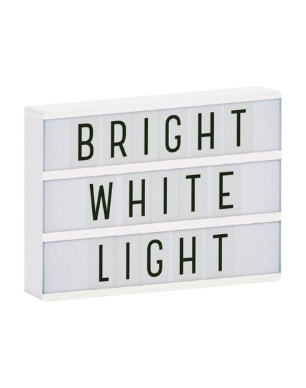 A Little Lovely Company - Lampa Lightbox LED A4 White