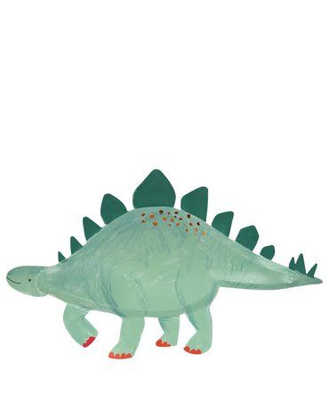 Meri Meri - Talerzyki Stegosaurus Królestwo Dinozaurów