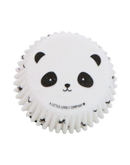 A Little Lovely Company - foremki na muffinki Panda 50 szt