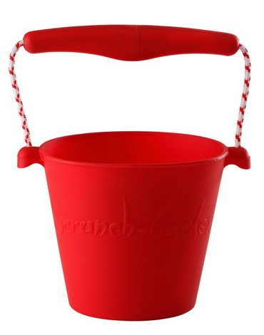 Funkit world - Składane wiaderko do wody i piasku Scrunch Bucket - Czerwony