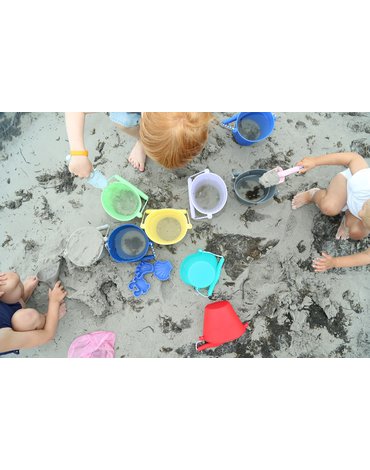 Funkit world - Składane wiaderko do wody i piasku Scrunch Bucket - Błękitny