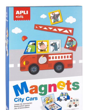 Magnetyczna układanka Apli Kids - Pojazdy
