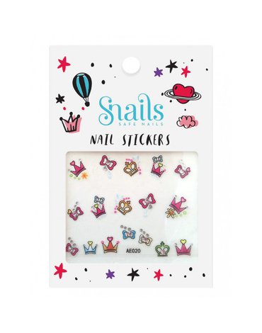 Naklejki na paznokcie dla dzieci Snails - Perfect Princess