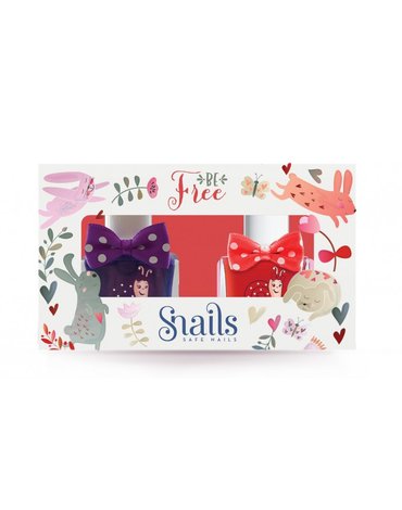 Zestaw lakierów do paznokci dla dzieci Snails Goes Happy - Be Free