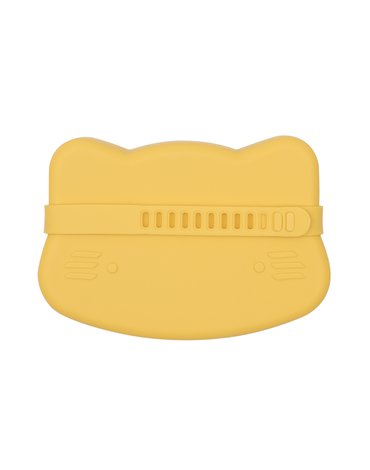 Zamykany silikonowy pojemnik Kotek We Might Be Tiny - Yellow