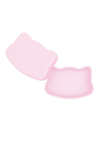 Zamykany silikonowy pojemnik Kotek We Might Be Tiny - Powder Pink