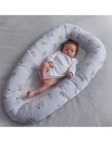 Oddychający materac, gniazdko do spania dla niemowląt  PurFlo - Zebry Purflo