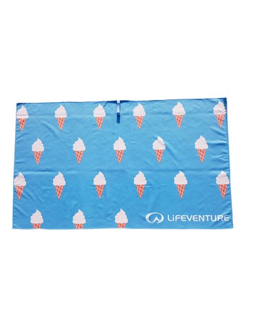 LittleLife - Ręcznik szybkoschnący Soft Fibre Lifeventure - Ice Cream 150x90 cm