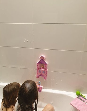 Zabawka do kąpieli BathBlocks - Zamek księżniczki 17 el.