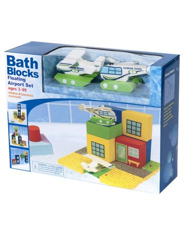 Zabawka do kąpieli BathBlocks - Lądowisko dla wodolotów 13 el.