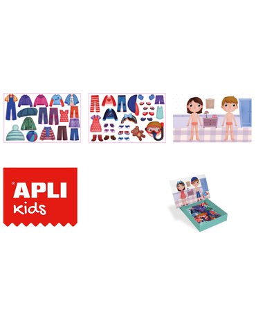 Magnetyczna układanka Apli Kids - Ubieranki