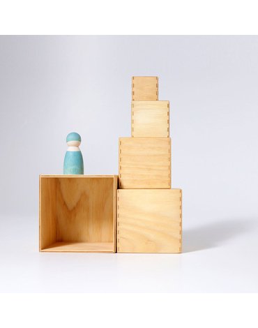 Drewniane Pudełka, kolekcja naturalna 0+, Grimm's
