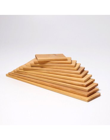 Drewniane Płyty do budowania, kolekcja naturalna 1+, Grimm's