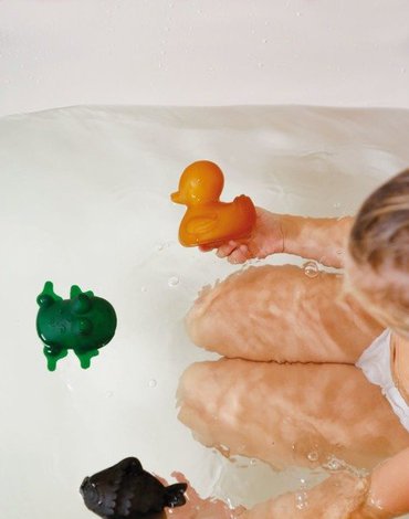 Kaczuszka, Ryba i Żabka do kąpieli  z naturalnego kauczuku, HEVEA