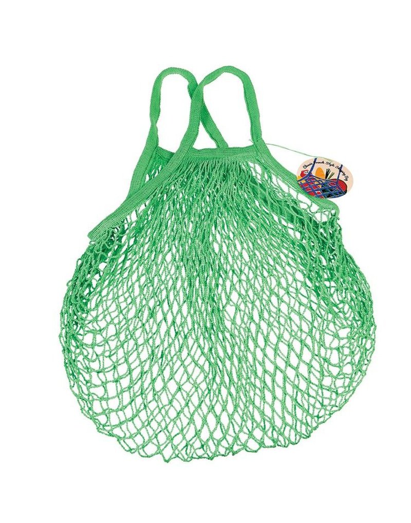 Siatkowa torba na zakupy, ciemna zieleń, Rex London