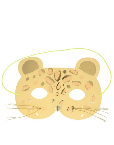 Meri Meri - Kartka okolicznościowa 3D Maska leopard