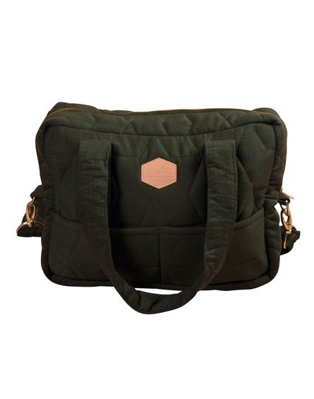 FILIBABBA - Nursing bag soft quilt, Wild green