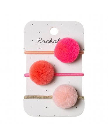 Rockahula Kids - gumki do włosów Pandora Ponies Pink