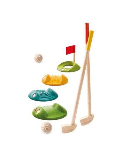 Drewniany mini golf - duży zestaw, Plan Toys®