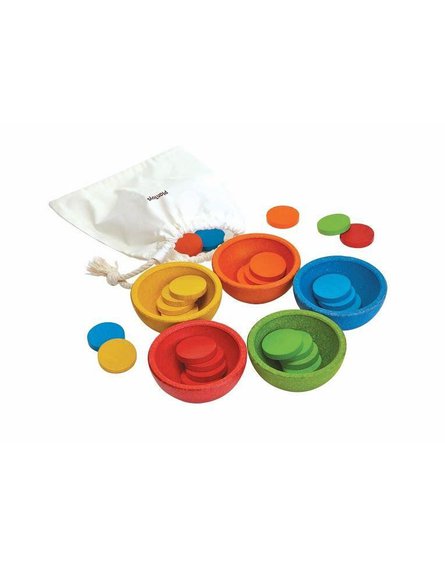 Sortuj i licz kolorowe żetony | Plan Toys®
