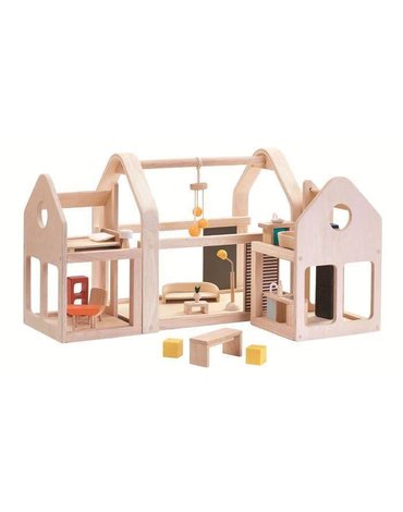 Składany domek dla lalek, Plan Toys 7611