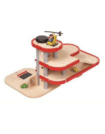 Drewniany piętrowy parking - garaż, Plan Toys®