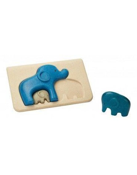 Słonie - Puzzle drewniane, Plan Toys