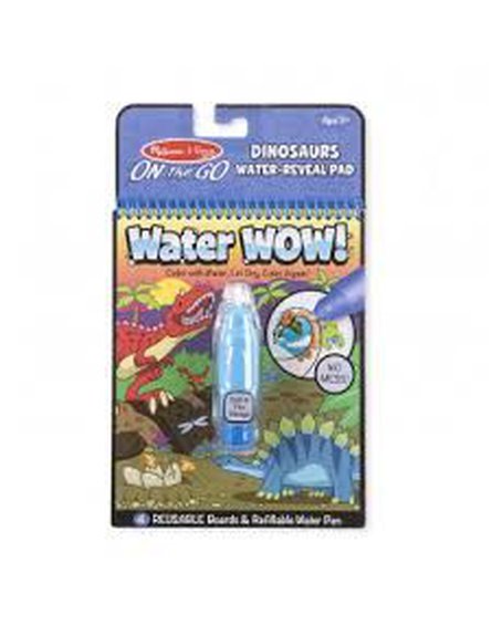 Melissa&Doug® - Melissa, Kolorowanka wodna Water Wow! Dinozaury