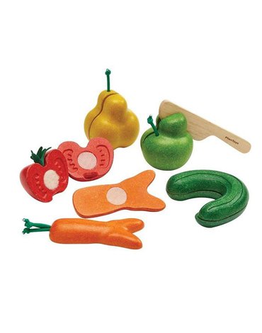 Niedoskonałe owoce i warzywa, Plan Toys