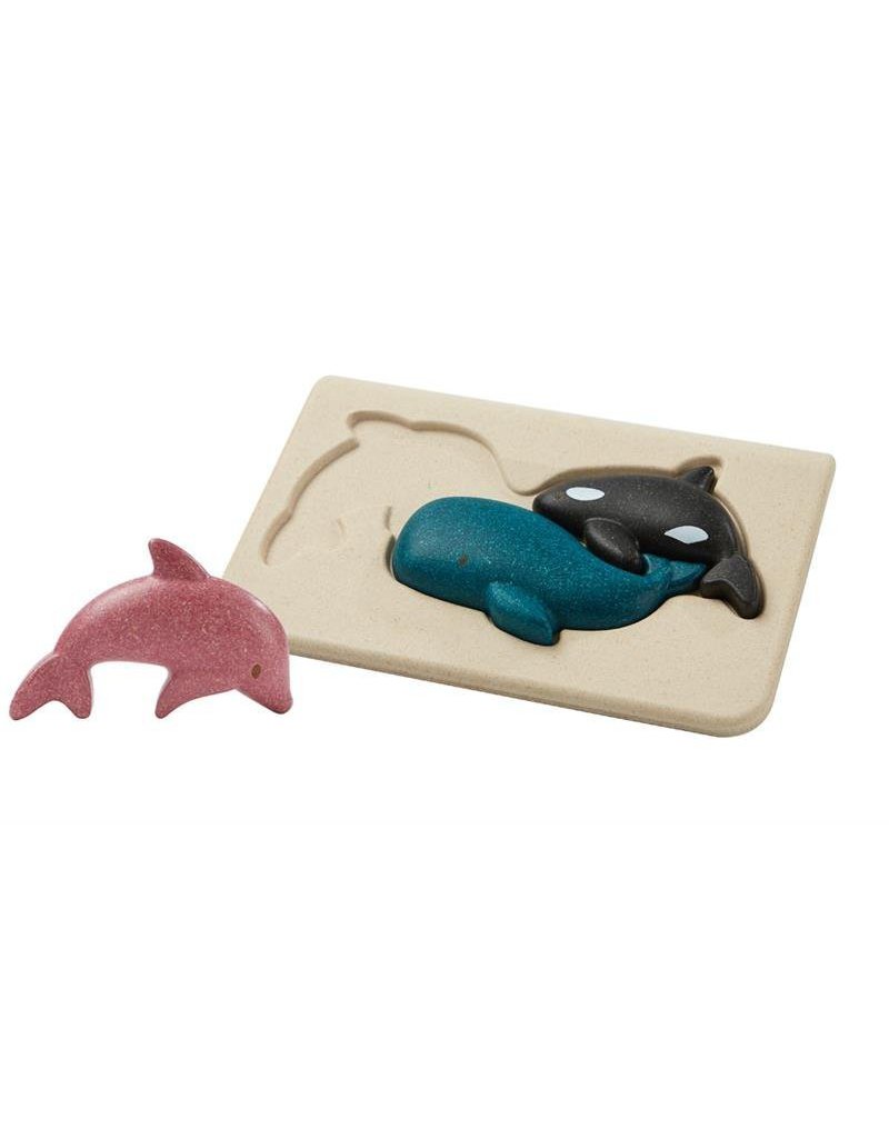 Puzzle zwierzęta morskie, Plan Toys