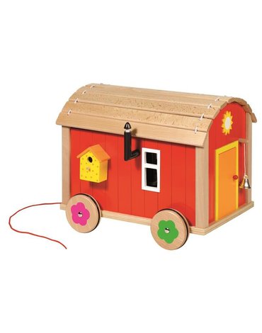 Goki® - Domek dla lalek na kółkach