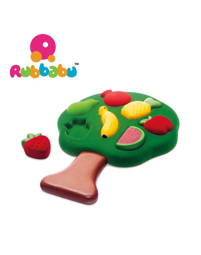 Rubbabu Sorter Puzzle 3D Owoce sensoryczny