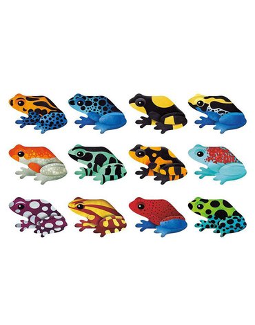 Mudpuppy Gra Memory Tropikalne żaby z elementami w kształcie żab 24 elementy 3-8 lat