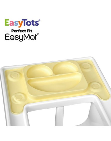 EasyTots - IKEA Perfect Fit EasyMat BUTTER  talerzyk silikonowy z podkładką