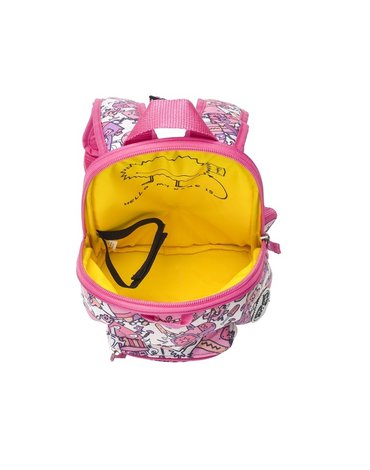 Zip & Zoe Plecak Mini ze Smyczą Robot Pink