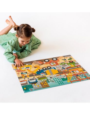 Petit Collage Puzzle Podłogowe Konstruktor