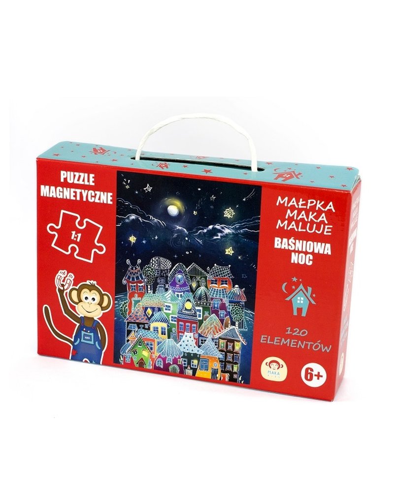 Maka Kids - Puzzle Magnetyczne Baśniowa Noc