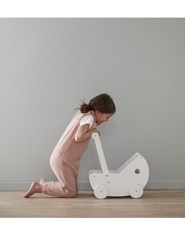 Kids Concept Wózek dla Lalek White